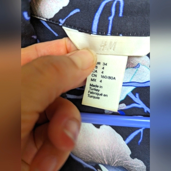 H&M Long Floral Dress/Duster - Picture 3 of 6